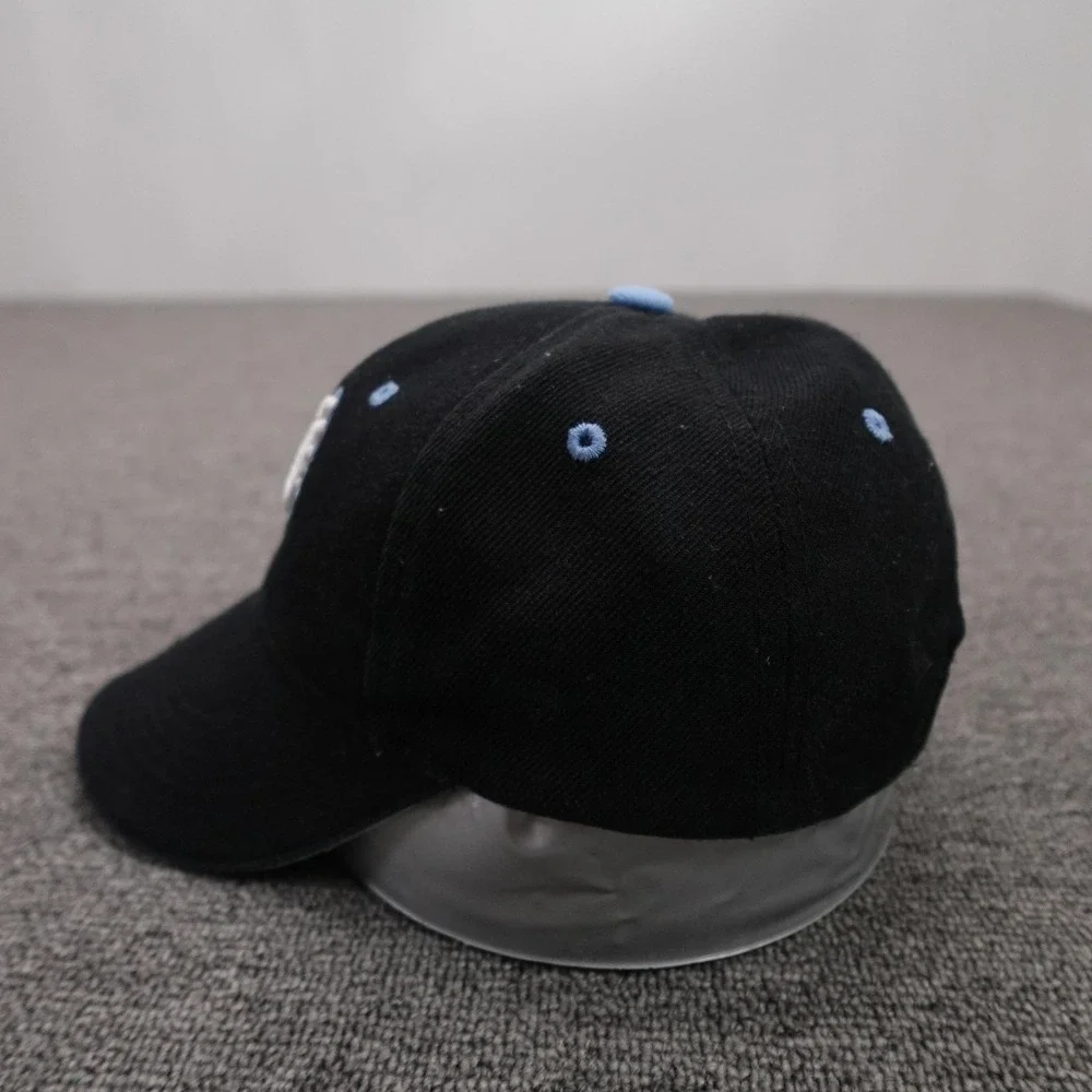 North Carolina Tar Heels Hat Cap Strap Back Youth Black Twill Embroidered Boys